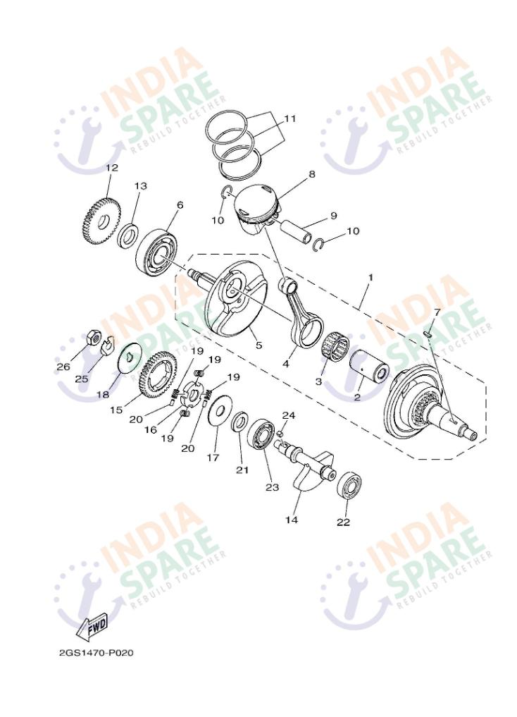 CRANKSHAFT & PISTON